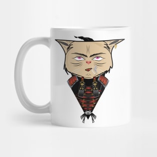 SkinnyCatzzz, What's your Persona. Samurai cat Mug